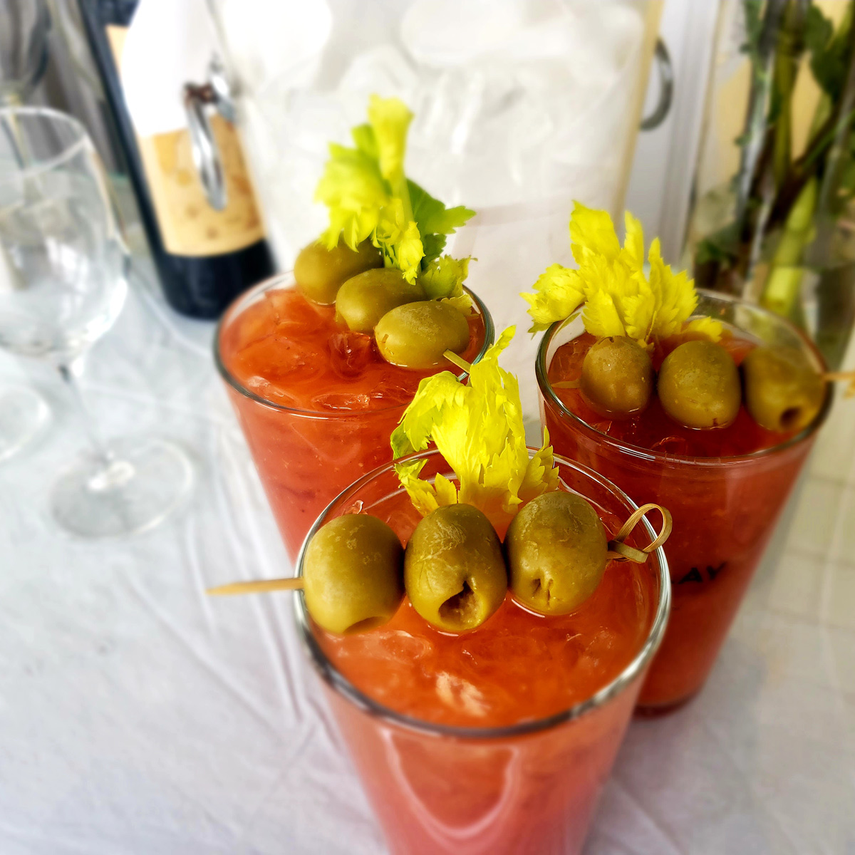 HCI brunch event bloody mary
