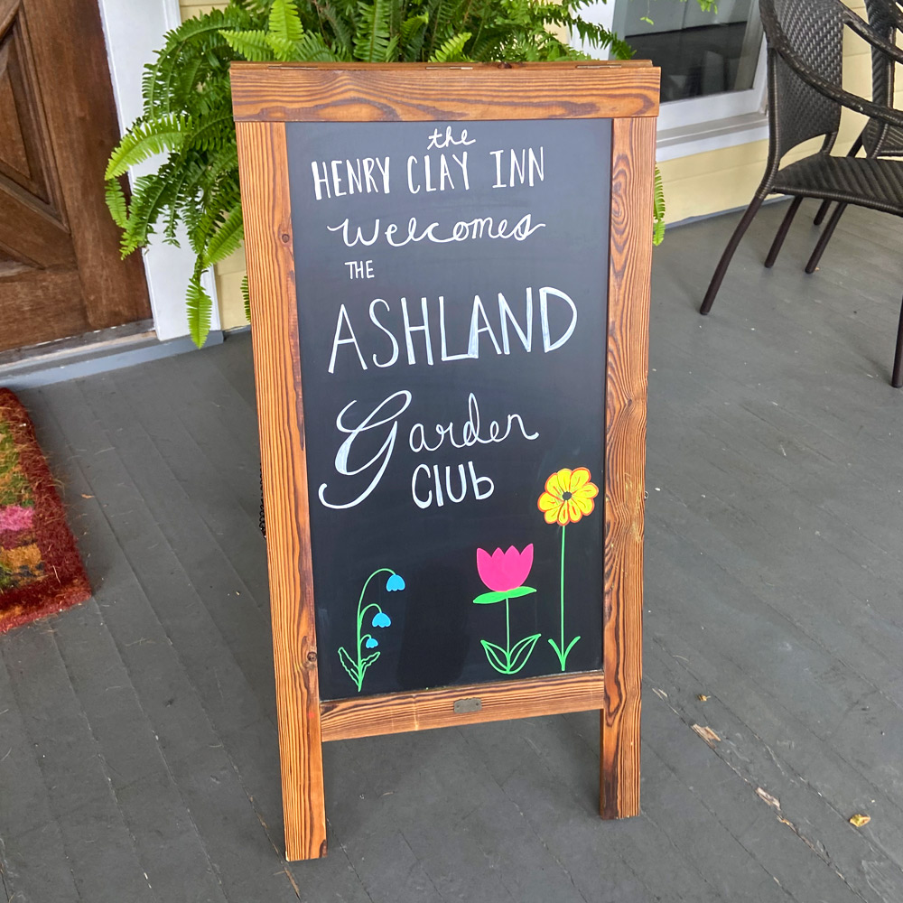 ashland garden club catered event