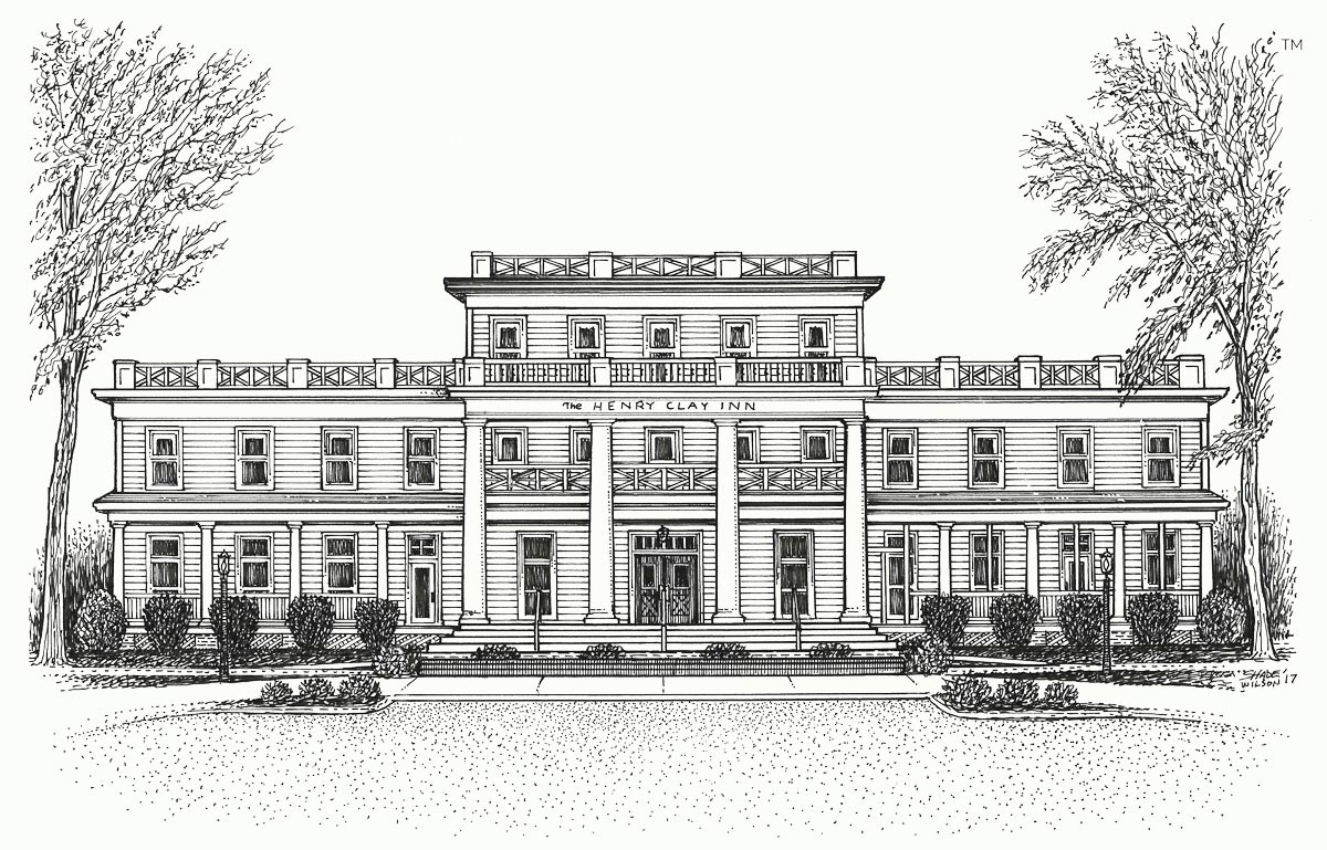 Henry Clay Inn pen & ink