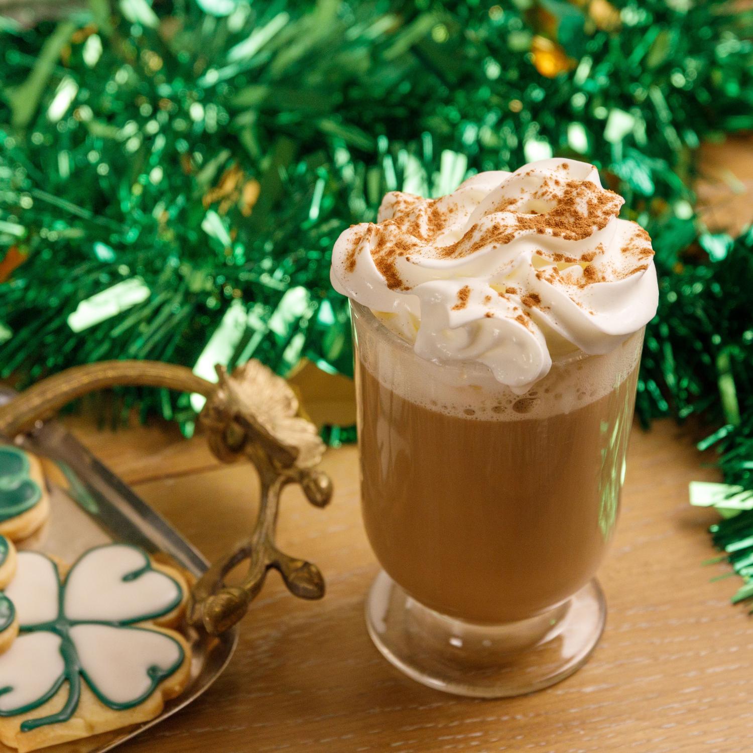 festive irish coffee
