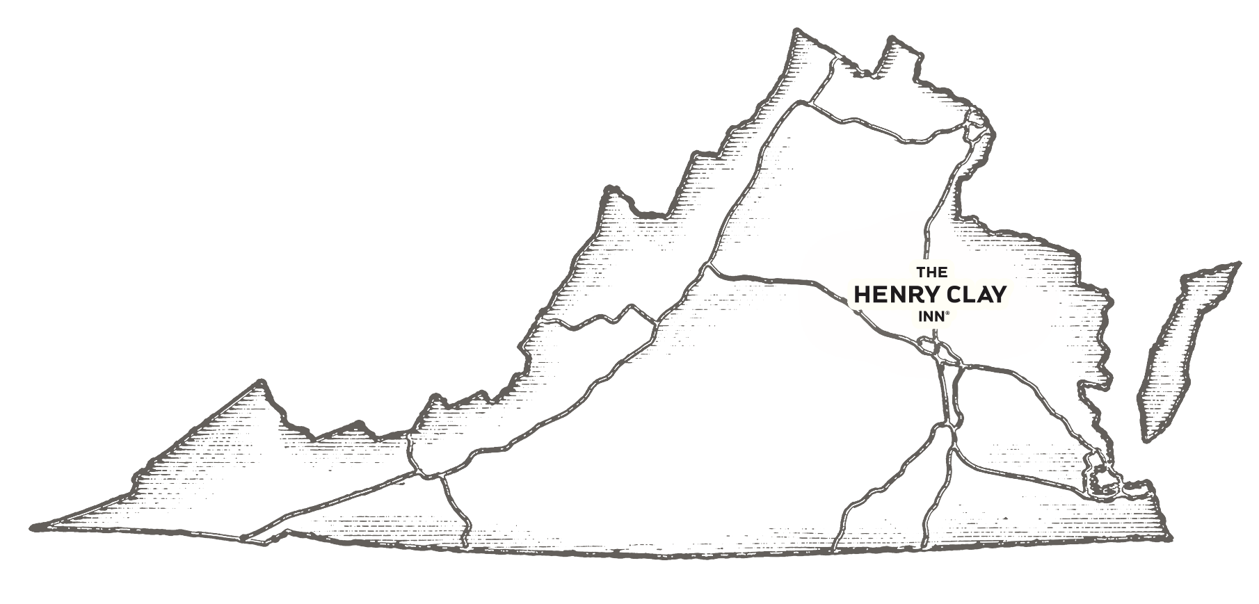 Henry Clay Inn - Virginia Map